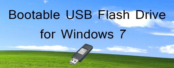 download bootable windows 7 usb flash drive